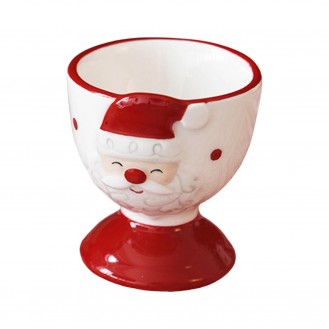 Ceramic Santa Eggs Holder