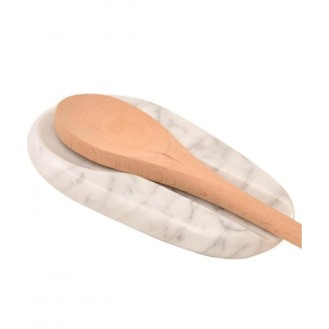 Oval Shape Marble Spoon Rest