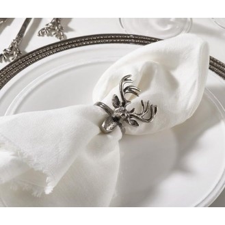 Silver Finish Napkin Rings