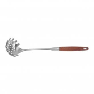 Wood Noodle Colander Spoon Server